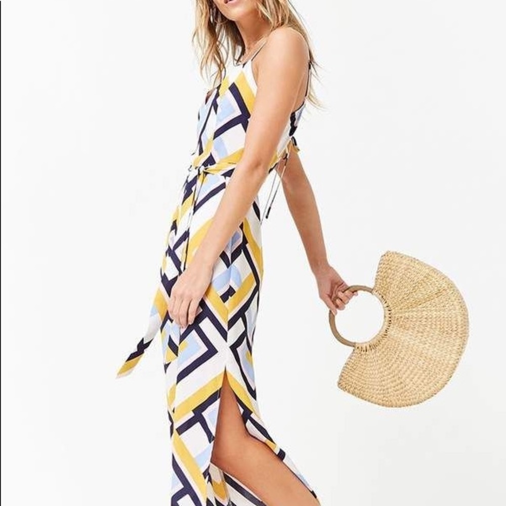 Forever 21 Geometric Printed Jumpsuit S